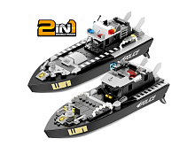 Радиоуправляемый катер Flytec V103 конструктор 2 в 1 169 деталей 24G RTR