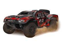 Радиоуправляемый шорткорс Remo Hobby EX3 красный 4WD 24G 110 RTR