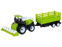 Комбайн AUTODRIVE с молотилкой, инерционный, с прицепом, вк 266,58,8 см