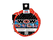 Фал буксировочный World of Watersports для буксируемых кругов, с поплавком, 2 пассажира, 18 м