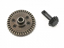 Ведомая и ведущая шестерни дифференциала, металл, 1 комплект,