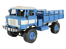 Радиоуправляемая автомодель MN MODEL MN66B грузовая синяя 4WD 24G 116 RTR