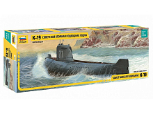 Сборная модель ZVEZDA Советская атомная подводная лодка К19, 1350