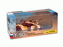 Готовая модель ZVEZDA Российский ракетнопушечный танк Т90С, 172