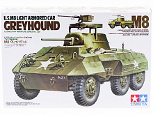 Склеиваемая модель Tamiya 135 Американский БТР М8 Greyhound, с одной фигурой