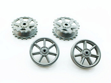 Набор запасных частей для танков Heng Long Punzer IV, PzKpfwIV ведущие звездочки, ленивцы