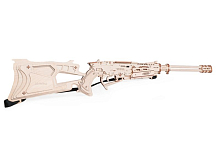 Деревянный конструктор Lemmo Ружье Шторм, 123 детали