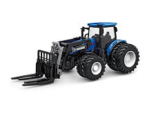 РУ фермерский трактор Korody с вилочным погрузчиком, мет кузов, двойные колеса 124 24G 6CH RTR