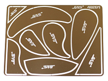 Набор пилок по пластику 0,3 мм, 7 штуп