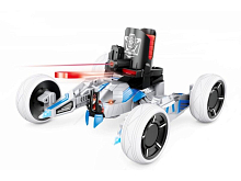 РУ боевая машина Universe Chariot, лазер, диски, голубая, NiMh и ЗУ, 24G