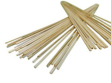 Деревянные рейки 1х2 мм, длина 300 мм, сосна, 50 шт