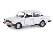 Машина АВТОПАНОРАМА ВАЗ 2106, 122, белый, инерция, вк 24,512,510,5 см