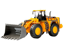 Машина АВТОПАНОРАМА БУЛЬДОЗЕР, 150, желтый, свет, звук, вк 251013 см