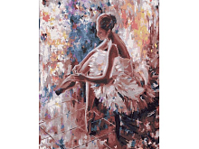 Картина по номерам 40х50 Перед танцем 27 цветов
