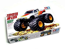 Сборная модель Tamiya Monster Racer Jr, большие колеса, сборка без клея