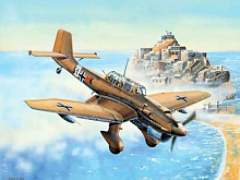 Сборная модель Самолёт Junkers Ju87R Stuka 132