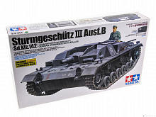 Склеиваемая модель Tamiya 135 Sturmgeschutz III Ausf B с внутринт, металстволом, 1 фиг