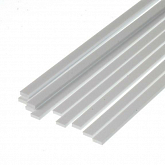 Evergreen полоска пластиковая для масштаба HO 1,1x2,8 мм, 350мм 1шт, шт