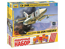 Сборная модель ZVEZDA Самолет Су24М, 172