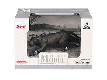 Фигурка игрушка MASAI MARA MM211102 серии Мир диких животных Черная пантера на охоте