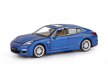 Машина АВТОПАНОРАМА Porsche Panamera S, синий, 124, свет, звук, вк 24,512,510,5 см