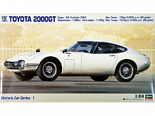 Сборная модель Hasegawa Автомобиль TOYOTA 2000GT, 124