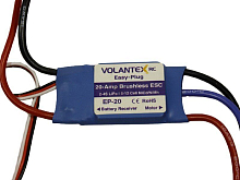 Регулятор скорости бесколлекторный 20AJST для самолета Volantex RC Trainstar Epoch