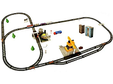 Железная дорога BSQ2087 со станцией загрузки воды, длина полотна 670 см