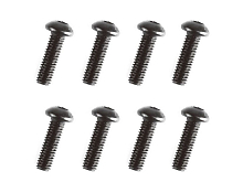 Винт с головкой под шестигранник, полукруглый М3х10мм, 8 шт