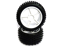 Комплект задних колес белые 06024W06025 2шт