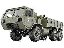 Радиоуправляемая автомодель Heng Long американский военный грузовик 6WD 24G 116 RTR