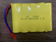 Аккумулятор HUI NA NiCd 400mAh, 6V, JST для Huina 1510, 1520, 1530, 1540, 1586