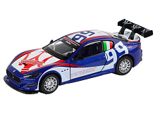 Машина АВТОПАНОРАМА Maserati Gran Turismo MC GT4, синий, 132, свет, звук, вк 17,513,59 см