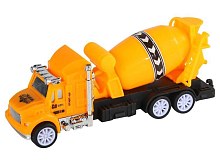 Машина AUTODRIVE Бетономешалка 12,5см инерционная, вп 18,2415,5см, ,