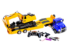 Радиоуправляемый тягач с тралом Double Eagle MACK 126 24G RTR