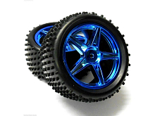 Комплект задних колес, хром 06024штB06025 2шт