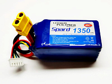 Аккумулятор Spard LiPo 1350mAh, 14,8V, 45C, XT60