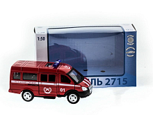 Машина АВТОПАНОРАМА инерц ГАЗельпожарная 150, вк 14,585,5 см