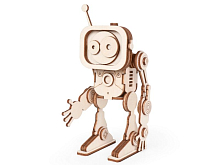 Деревянный конструктор Lemmo Робот ФЛЕШ, 52 детали