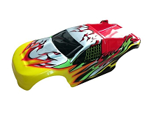 Желтокрасный кузов для трагги Remo Hobby RH80658066