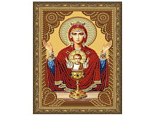 Алмазная 5D мозаика с нанесенной рамкой 20х30 НЕУПИВАЕМАЯ ЧАША 12 цветов