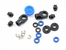 Поршень амортизатора 2шт, прокладка амортизатора 6шт, наконечник тяги 2шт