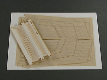 Комплект дополнительных парусов для модели HMS Enterprize, 196