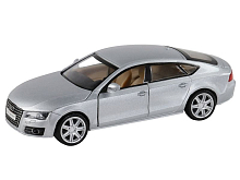 Машина АВТОПАНОРАМА Audi A7, серебряный, 132, свет, звук, инерция, вк 17,513,59 см
