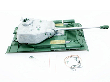 Верхняя часть корпуса с металлической башней на 360° для танка Taigen ИС2 с ВВпушкой, неокрашена