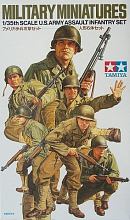 Сборная модель Амер пехотинцы 6 фигур 135