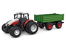 РУ фермерский трактор Korody с прицепом, двойные колеса 124 24G 6CH RTR