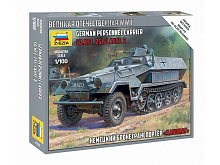 Сборная модель ZVEZDA Немецкий бронетранспортер Ханомаг, 1100
