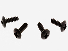 Винт с круглой головкой M3x10 под крестовую отвертку, 4шт