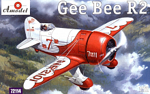 Сборная модель  Gee Bee Super Sportster R2 спортивный самолет Amodel